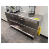 Stainless Steel Cabinet With Double Undershelf