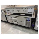 Atosa 5 ft Refrigerated 2 Drawer Grill Stand