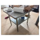 Stainless Steel Prep Table With Lower Shelf