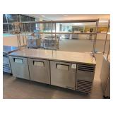 True TUC-93-HC 3-Door Refrigerated Worktable