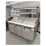True 3-Door SS Sandwich Prep Table