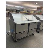 Beverage-Air SPED48HC-18M-4 Prep Refrigerator