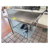 Stainless Steel Equip Stand with Undershelf