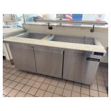 Continental Sandwich Prep Refrigerator 93"