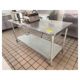 Stainless Steel Work Table With Undershelf