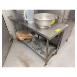 Stainless Steel Work Table With Undershelf