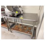 Stainless Steel Work Table With Undershelf