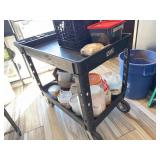 Lavex 2-Shelf Utility Cart