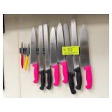 Kitchen Knives Set With Color Handles