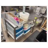 Stainless Steel Kitchen Work Table with Shelf