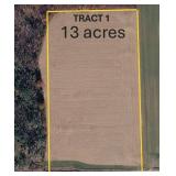 tract 1, 13 acres