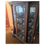 display hutch full of glass