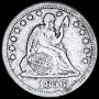 1856-O Seated Liberty Quarter