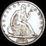 1881 Seated Half Dollar