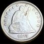 1875 Seated Liberty Quarter