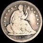 1838 Seated Liberty Dime ABOUT UNCIRCULATED