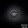 2.6 DWT 14 KT White-Gold Ring w/ Dimds