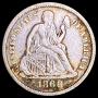 1868-S Seated Liberty Dime ABOUT UNCIRCULATED