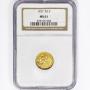 1927 $2.50 Gold Quarter Eagle NGC MS61