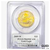 2005-W $25 Gold Eagle PCGS PR69 DCAM