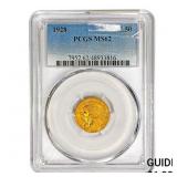 1928 $2.50 Gold Quarter Eagle PCGS MS62