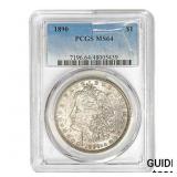1890 Morgan Silver Dollar PCGS MS64