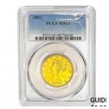 1893 $10 Gold Eagle PCGS MS63