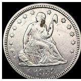 1858 Seated Liberty Quarter CLOSELY UNCIRCULATED