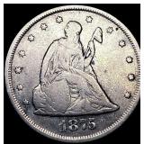1875-CC Twenty Cent Piece LIGHTLY CIRCULATED