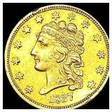 1837 $2.50 Gold Quarter Eagle CLOSELY