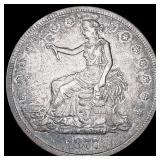1877-S Silver Trade Dollar NEARLY UNCIRCULATED
