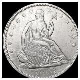 1858 Seated Liberty Half Dollar CLOSELY