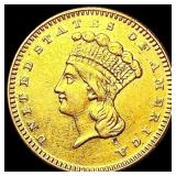 1872 Rare Gold Dollar CLOSELY UNCIRCULATED