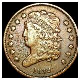 1832 Classic Head Half Cent NEARLY UNCIRCULATED