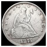 1875 Twenty Cent Piece CLOSELY UNCIRCULATED