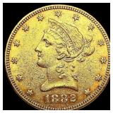 1882 $10 Gold Eagle CLOSELY UNCIRCULATED