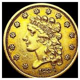 1834 $2.50 Gold Quarter Eagle NEARLY UNCIRCULATED