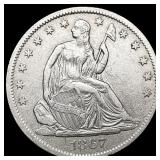 1867-S Seated Liberty Half Dollar CLOSELY
