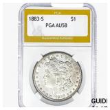 1883-S Morgan Silver Dollar PGA AU58