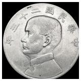 1935 China Silver Yuan 