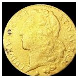 1758-Q France .2405oz Gold Louis d
