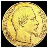 1852-A France .1867oz Gold 20 Francs CLOSELY