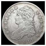 1811 Capped Bust Half Dollar CLOSELY UNCIRCULATED