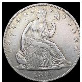 1861-O Seated Liberty Half Dollar NICELY