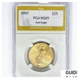 1997 US $25 1/2oz. Gold Eagle PGA MS69