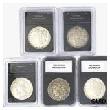 1889-1923 [5] Silver Dollars Blank