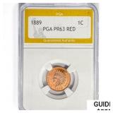 1889 Indian Head Cent PGA PR63 RED