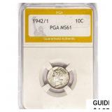 1942/1 Mercury Silver Dime PGA MS61