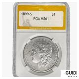 1899-S Morgan Silver Dollar PGA MS61
