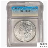 1891-O Morgan Silver Dollar ICG MS63